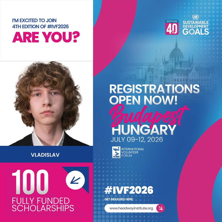 International Volunteer Forum 2026 poster